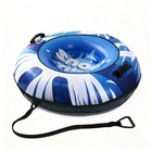 Heavy-duty Snow Tube  47  Snow Sled With Premium Canvas Cover For Adults  