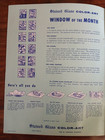 Stained Glass Color Art For Every Month Calendar Vintage Kids  Coloring Book