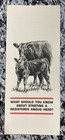         rare  Vintage  American Aberdeen Angus Association Pamphlets  Lot Of 4        