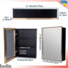 Bathroom Door Mirror Cabinet Wall Mount Medicine Cabinet Storage Organizer Alloy