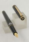 Pilot Duet Black   Gold Fountain Pen - Fine Nib - 1980 s New-old-stock