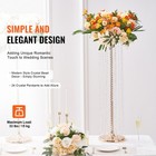 Crystal Wedding Flowers Stand Luxurious Centerpieces 10pcs 35 43inch Tall