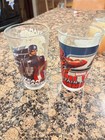 Marvel Avengers  Ironman   Captain America Set Of Two Drinking Glasses 16 Oz 