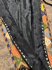 Vtg Peruvian Andean Hooded Jacket Folk Art Hippie Poms Handcrafted Alpaca Llama