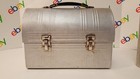 Vintage Aluminium Metal Blue Collar Work Lunch Box Pail Thermos Aladdin s