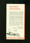 For Your Trip East Pennsylvania Railroad Vintage Foldout Brochure