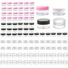 10 50 100pcs 3g Empty Clear Plastic Sample Containers With Lids Cosmetic Jar