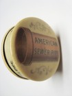 Early American Sewer Pipe Celluloid Tape Measure  Pittsburgh  Pennsylvania