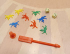 Vintage Blue Box Horse Derby Race Plastic Toy Game