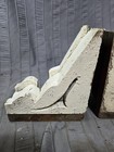2  Antique Shabby Victorian Wood Corbels Gingerbread Vtg Old Chic Architectural 