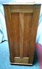 Antique Oak Ice Box -  Refinished - Original Inside- Great Bar  - Local Pick-up