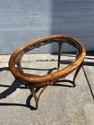 Antique 1900s Karpen Accent Foyer Table Carved Walnut Ornate Victorian