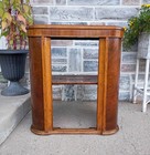 Antique Vintage Wood Tube Radio Floor Cabinet Shelf