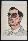Richard Barr Broadway Legend Signed Sardis Original Don Bevan Caricature Art