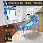 Arcade Basketball Game Indoor Shootout  Heavy Duty Foldable Dual Hoop With Elect