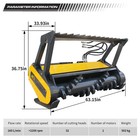 Free Ship 60in Forestry Mulcher Attachment For Bobcat Skid Steer Loader Usa