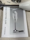 Bamix Mono Deluxe Immersion Hand Blender White Beaker Swiss Made Kitchen Chef