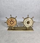 Vintage Swift   Anderson Desktop Weather Station Barometer Thermometer Parts