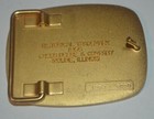 John Deere Goldtone Belt Buckle