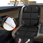 Waterproof Car Seat Protector For Kids - Durable Non-slip Cover  Black
