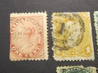 Classic Canada     6 Large Victoria Stamps     From 1859 To 1868    Lot  340  