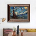 Vincent Van Gogh The Starry Night 1889 Vintage Framed Picture Print Canvas