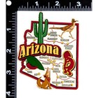 Arizona Souvenir Refrigerator Magnet - Molded Rubber