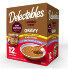 3 Box Hartz Delectables Gravy Lickable Wet Cat Treats Variety Pack  12 Count Box