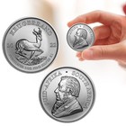 2022 New South Africa Silver Krugerrand Coin 1 Oz  Silver In A Capsule