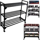 Battery Rack Car Storage Battery Holder  Display Rack Storage Shelf Garage Works