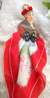 Victorian Chic-handmade  Lady Scrap  W vintage Handkerchief   Embellishment