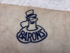 Rare Vintage 1970s Cleveland Barons Hockey Nhl Full Size 30  Pennant Souvenir