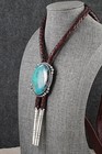 Turquoise   Sterling Silver Bolo Tie - Bob Becenti