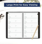 Telephone Address Book  Large Print  500 Entries  4-3 4  X 8   Black  80lp1105 
