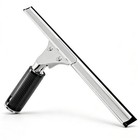 14-inch Squeegee For Shower Glass   Window Cleaning  Professional Black silver