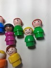 Vintage Little People Fisher Price Large Lot Characters   Vehicles  Td47d