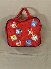 Rare Vintage 90s Disney 101 Dalmatians Soft Vinyl Lunch Box Bag Thermos