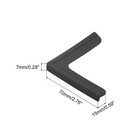 4pack Window Corner Edge Protectors Standard Simple Style 70mmx15mm Black
