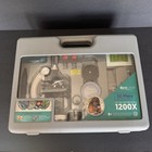 Amscope 52pc 120x-1200x Kids Starter Compound Microscope Portable Science Kit  