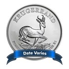 Lot Of 5 - South Africa Silver Krugerrand 1 Oz Random Year