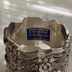 Vintage Countess Napkin Ring Holders International Silver Set Of 7 Floral Design