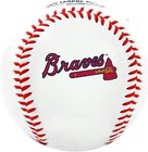 Rawlings   Mlb Team Logo Baseball   Atlanta Braves   Official   White