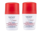 2 Pack Vichy Deodorant Stress Resist Anti-perspirant Roll-on 72h 50ml