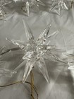 Vintage 4    Atomic Starburst Ornament Or Candle Holder Acrylic Set Please Read 