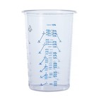 32oz  1000ml  Disposable Clear Graduated Plastic Mixing Cups For Paint