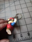 Vintage Super Mario Bros Nintendo Pvc Figure Keychain
