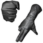 Men Motorcycle Gloves Geniune Leather Warm Winter Cold Weather Full Finger Glove