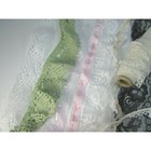 Lot Vintage Lace Cream Ivory White Lingerie Cotton 29936 25  Yards
