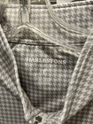 Harlestons Men s Quarter-zip Golf Pullover Gray Herringbone Size Large Tailored