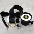Straight Razor Kit For Men With Shaving Brush   Strop - 6 Piece Mens Shaving Set